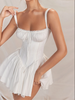 A-Line Flared Cocktail Party Mini Corset Sundress