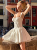 A-Line Flared Cocktail Party Mini Corset Sundress