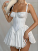 A-Line Flared Cocktail Party Mini Corset Sundress