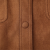 Brown Women’s Faux Suede Shacket Cropped