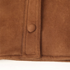 Brown Women’s Faux Suede Shacket Cropped