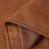 Brown Women’s Faux Suede Shacket Cropped