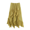 Women’s Ruffle Layer Skirt with Elastic Waistband