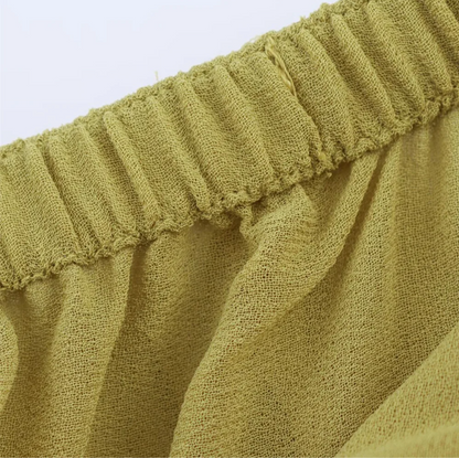 Women’s Ruffle Layer Skirt with Elastic Waistband