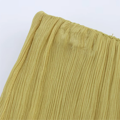Women’s Ruffle Layer Skirt with Elastic Waistband