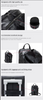 Men’s Leather Backpack with Trolley Sleeve