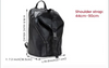 Men’s Leather Backpack with Trolley Sleeve