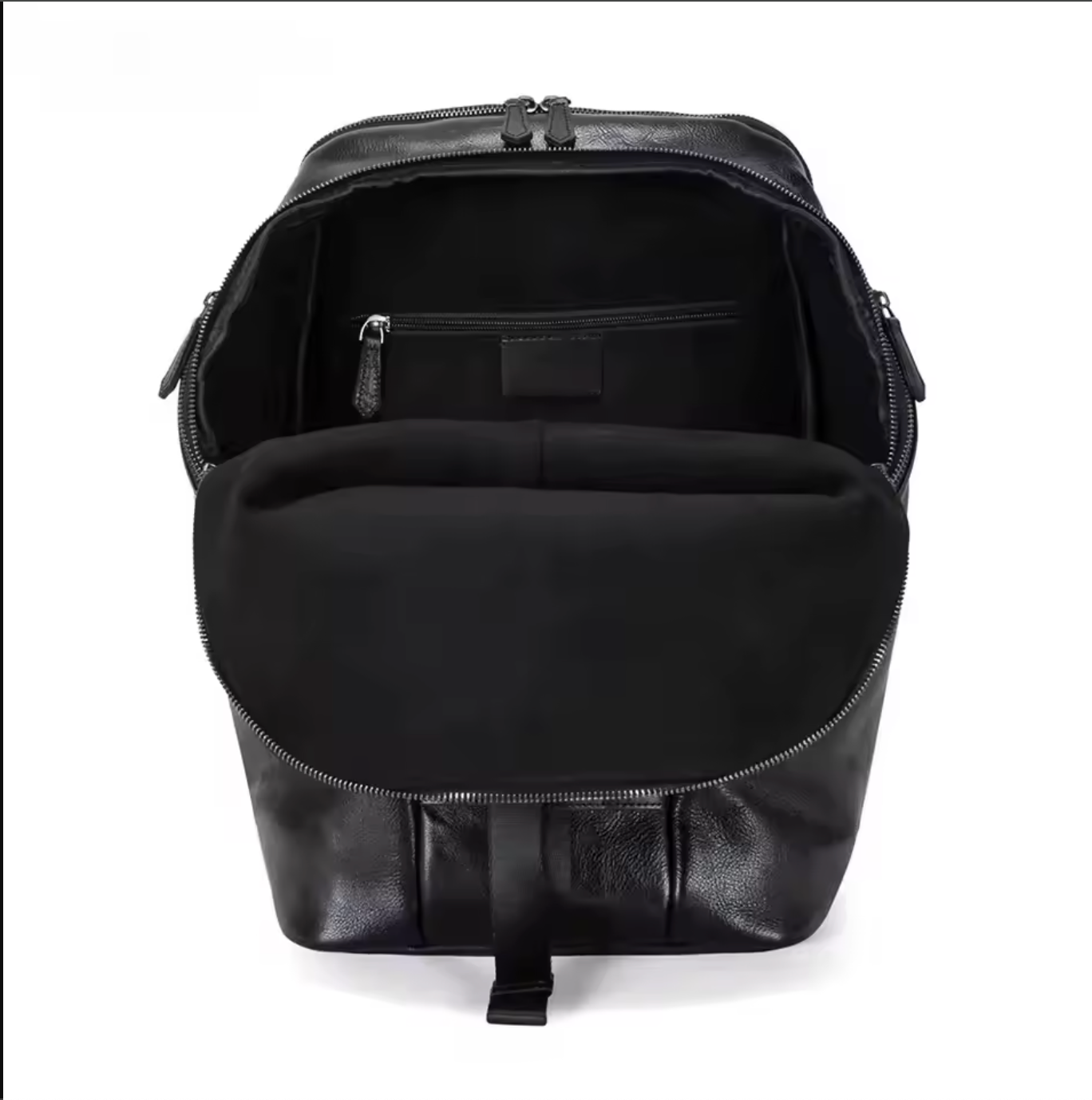 Men’s Leather Backpack with Trolley Sleeve