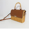 Rattan Women Handbag Wicker Woven Shoulder Crossbody