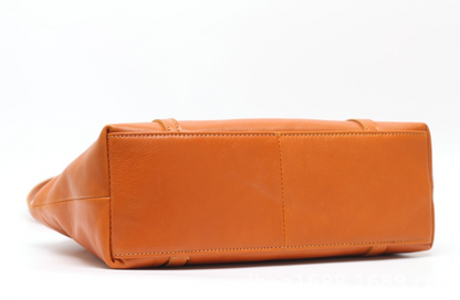 Retro Cowhide Leather Messenger Tote Purse