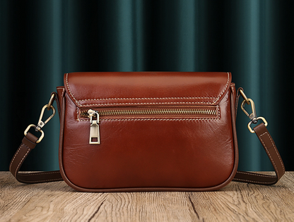 Women Retro Small Square Crossbody Messenger Purse