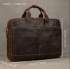 Men’s Real Leather Laptop Bag Briefcase
