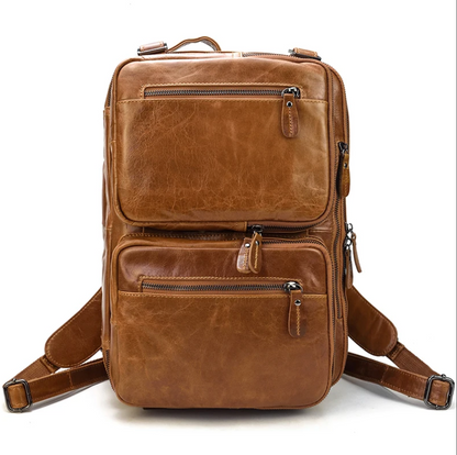 Men’s Genuine Leather Office Bag Briefcase Backpack