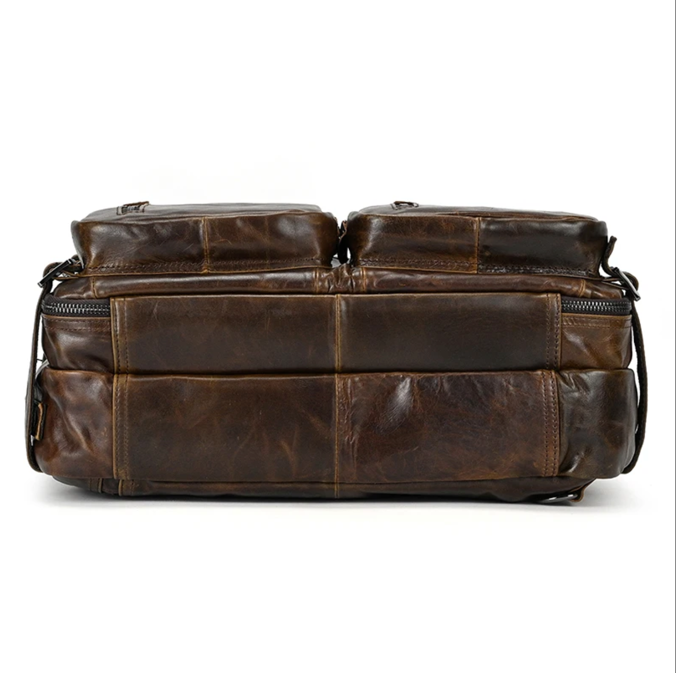 Men’s Genuine Leather Office Bag Laptop Briefcase Backpack