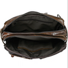 Men’s Genuine Leather Office Bag Laptop Briefcase Backpack