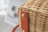 Straw Crossbody Purse Woven Summer Beach Bag for Women