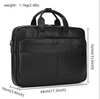 Retro Genuine Leather Laptop Bag 15.6 Inch