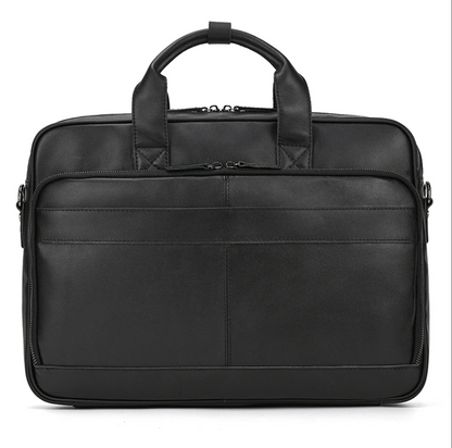 Retro Genuine Leather Laptop Bag 15.6 Inch