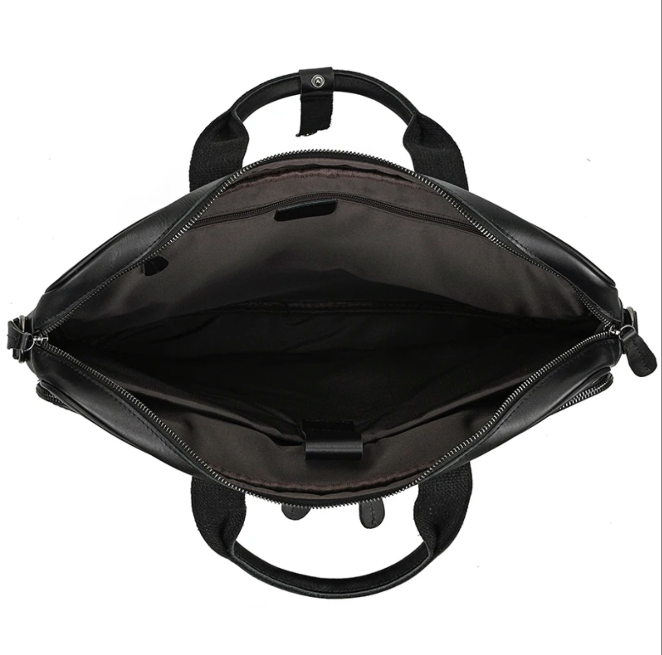 Retro Genuine Leather Laptop Bag 15.6 Inch