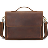 Men’s Leather Briefcase Bag Laptop Office 14 Inch