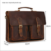 Genuine Leather Laptop Briefcase for Work & Travel
