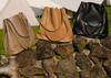 Vintage Women Leather Tote Bag Bucket Purse
