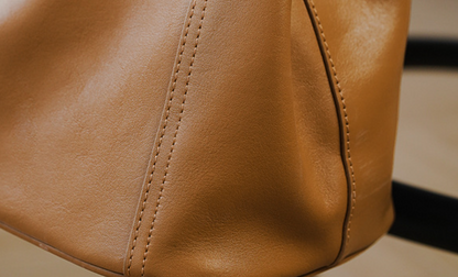 Vintage Women Leather Tote Bag Bucket Purse