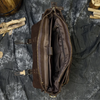 Men Leather Office Bag Brown Briefcase Messenger Laptop
