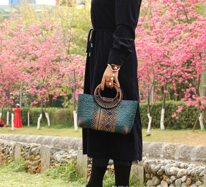Straw Woven Women’s Bag Summer Beach Tote