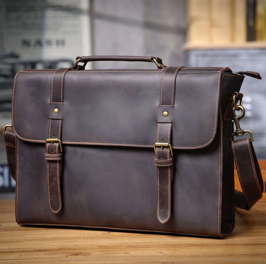 15 Inch Laptop Briefcase & Messenger Bag for Work