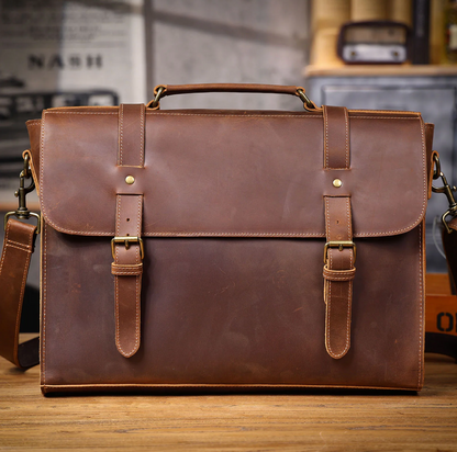 15 Inch Laptop Briefcase & Messenger Bag for Work