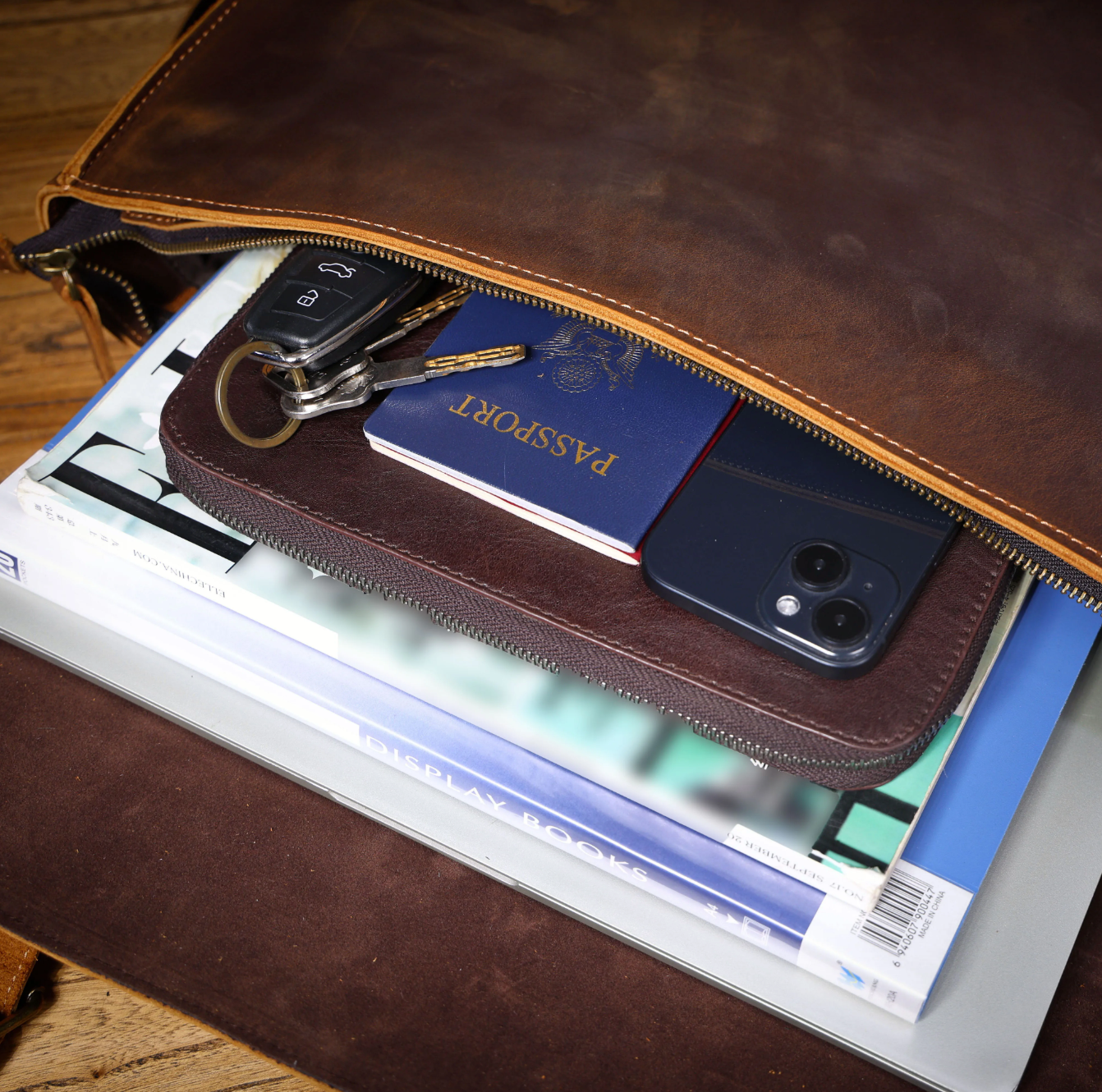 15 Inch Laptop Briefcase & Messenger Bag for Work
