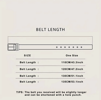 Genuine Italian Leather Men’s Belt