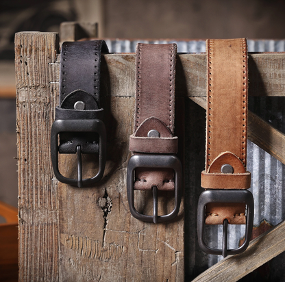 Genuine Italian Leather Men’s Belt