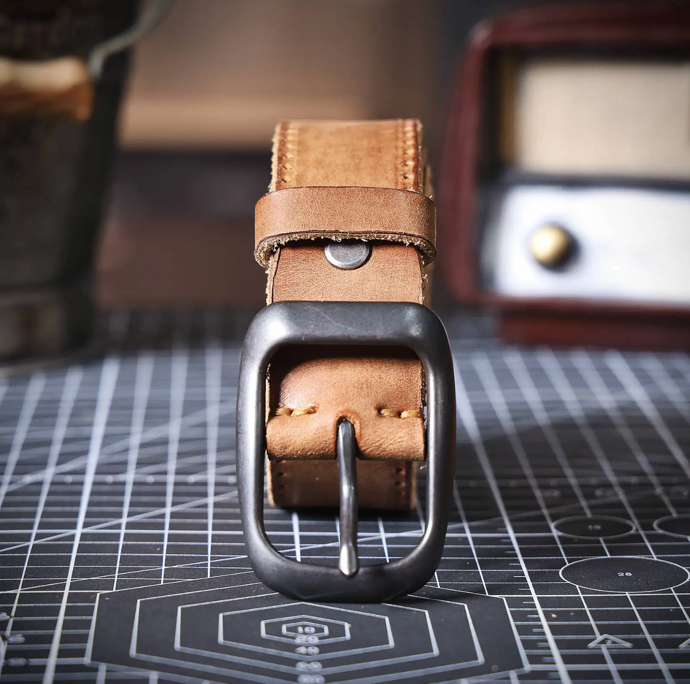 Genuine Italian Leather Men’s Belt