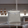 Soft Leather Square Commuter Backpack Handbag