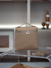 Soft Leather Square Commuter Backpack Handbag