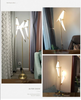 Bird Decoration LED Floor Lamp Modern Rustic Boho Standing Light