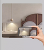 Cave Stone Ball Pendant Light LED Ceiling Lamp Chandelier