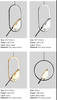 Magpie Bird LED Pendant Lamp Ceiling Chandelier