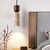 Japanese Wabi Sabi Stone Pendant Ceiling Lamp Chandelier
