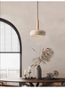 Yellow Cave Stone Pendant Lamp Japanese Wabi-Sabi Ceiling Light
