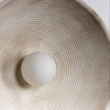 Indoor Ripple Round Wall Light for Bedroom, Living Room & Dining Room