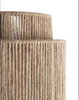 Hemp Rope Wall Light Fixture Rustic Boho Wall Sconce