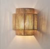 Hemp Rope Wall Light Fixture Rustic Boho Wall Sconce