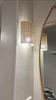 Rattan Wall Lamp Bamboo Woven Bedside Wall Sconce Lighting Fixture