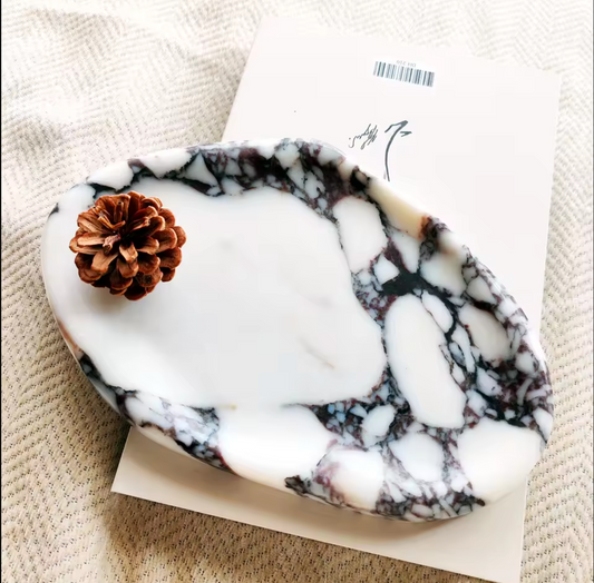Natural Marble Tray for Jewelry & Home Decor