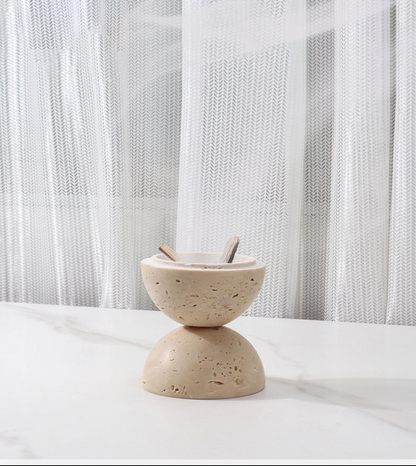Natural Marble Aromatherapy Burner Stone Incense & Fragrance Diffuser