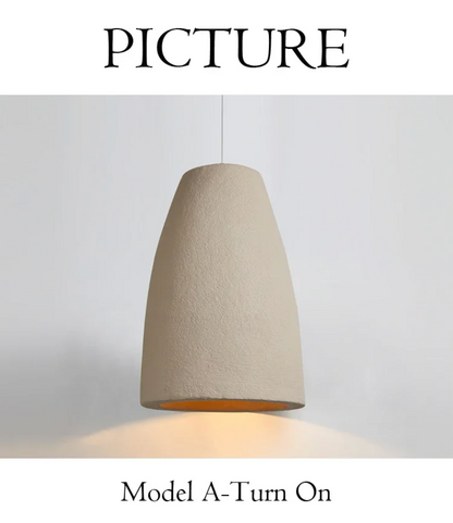 Japanese Wabi Sabi Pendant Ceiling Lamp Dining Room Chandelier