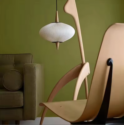 Handmade Bamboo Floor Lamp Tripod Lighting for Living Room